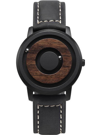 EUTOUR Magnetic Wooden Watch E019A