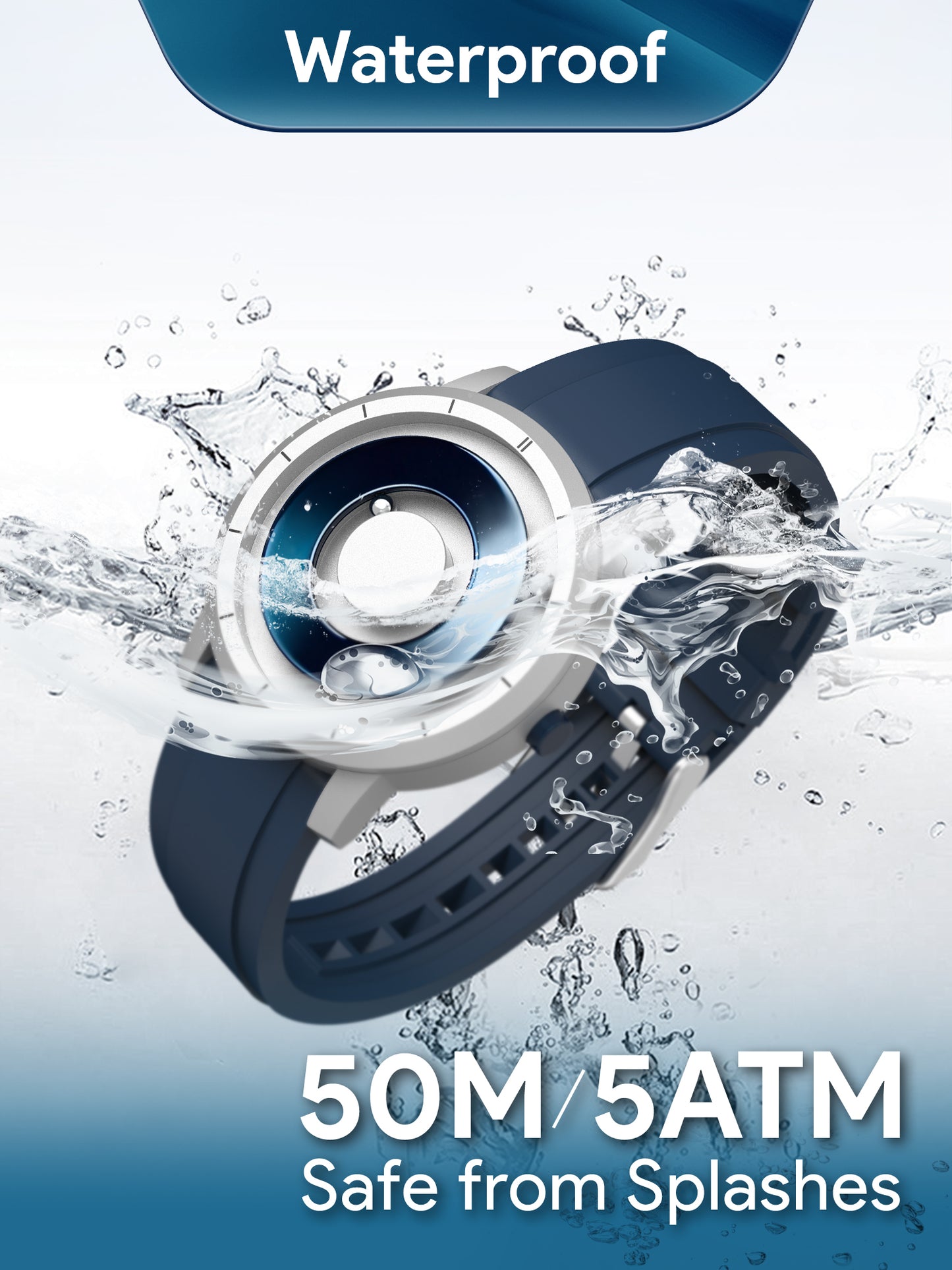 New EUTOUR E024 M Series Magnetic Watch with 5ATM Water Resistant