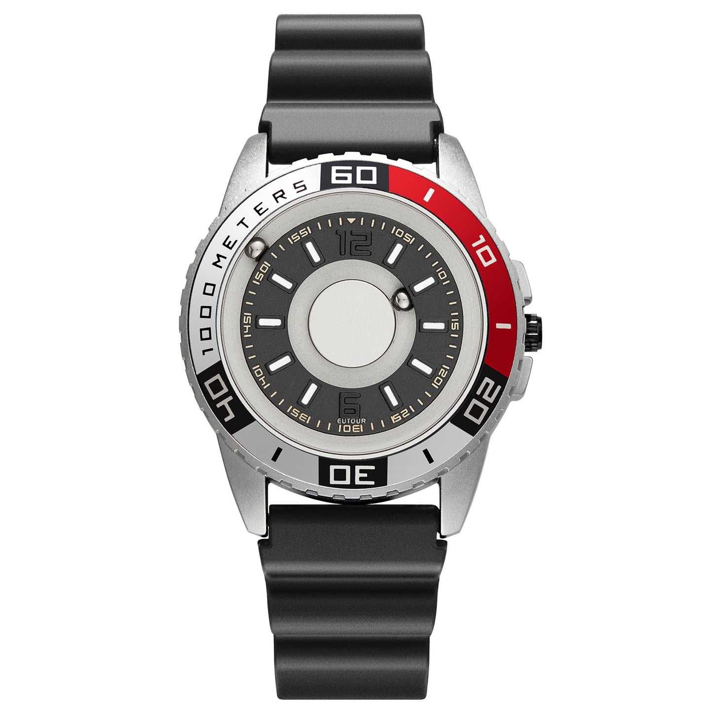 EUTOUR Mens Magnetic Sports Wrist Watch E025