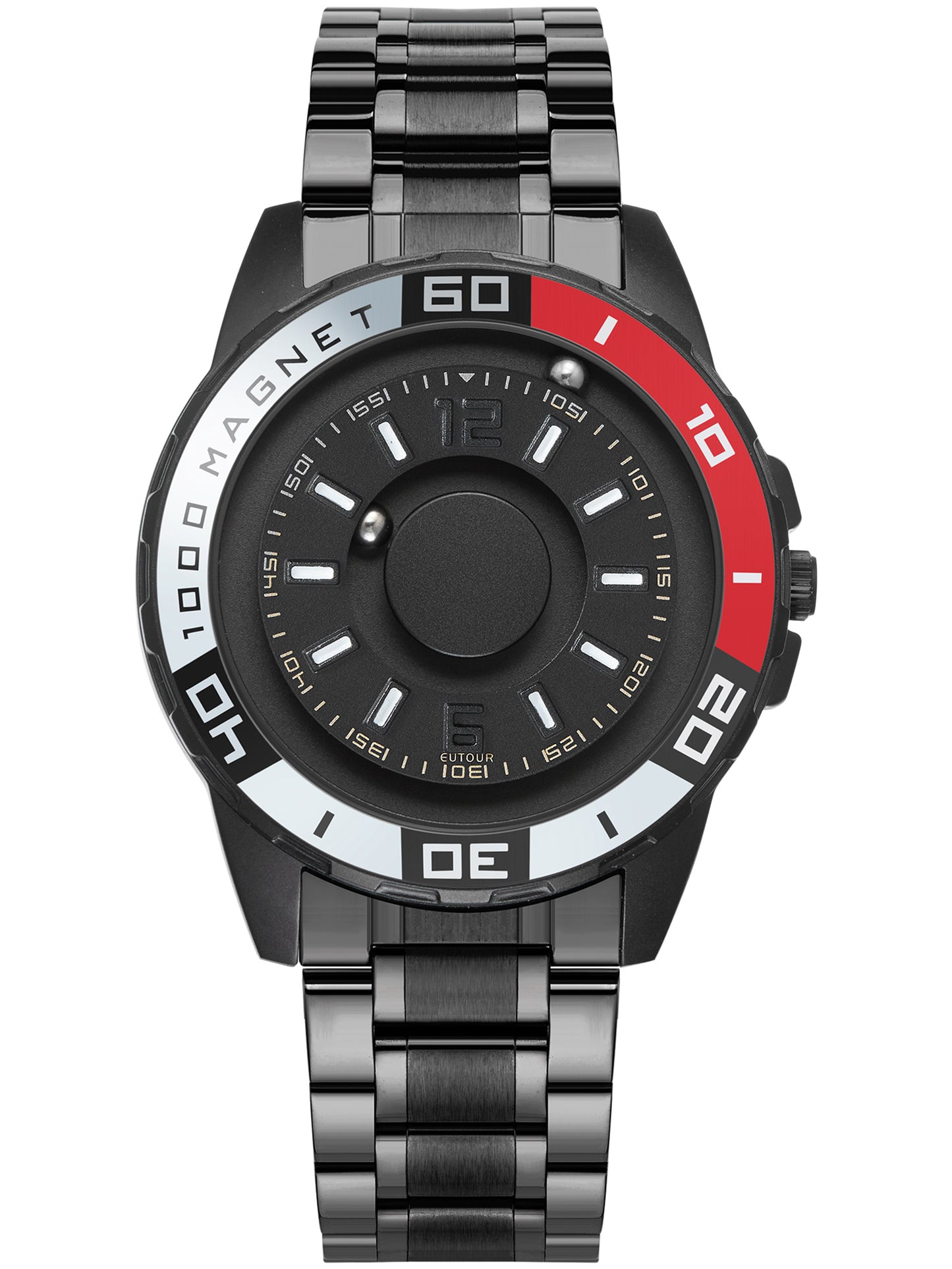 EUTOUR Mens Magnetic Sports Wrist Watch E025