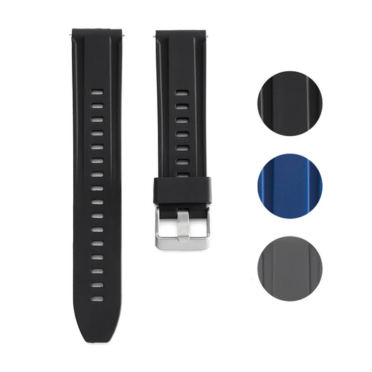 EUTOUR 20mm Silicone Watch Band Rubber Watch Strap